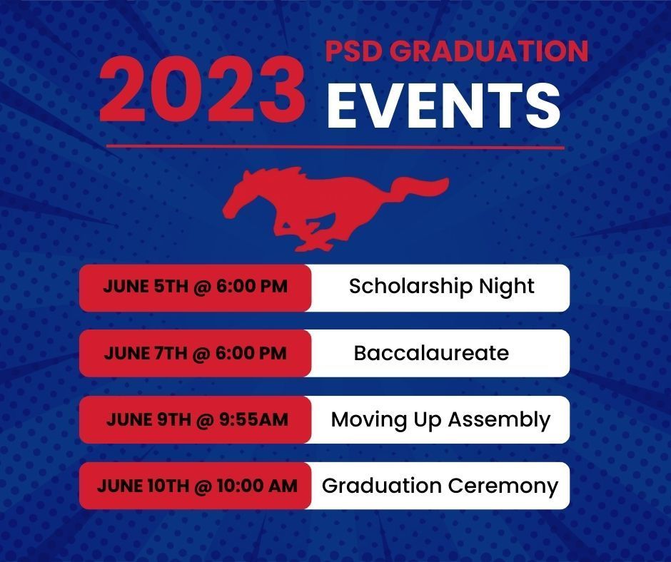 2023 PSD Graduation Events Prosser School District