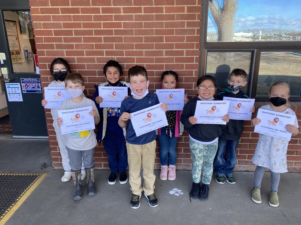 K-2 STUDENTS OF THE MONTH