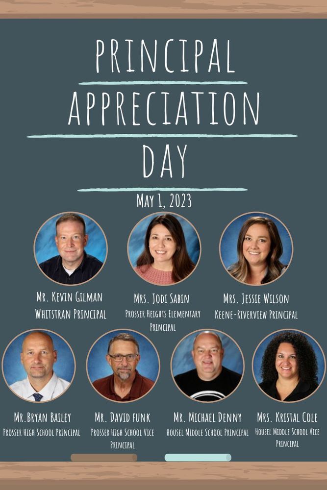 Principal Appreciation Day Prosser School District