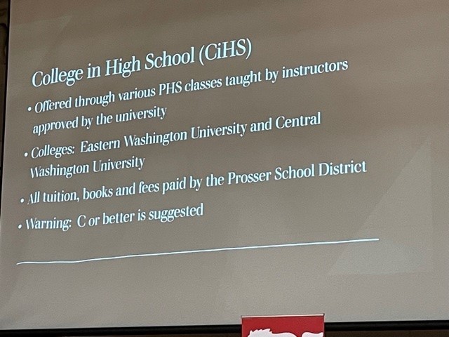 College in High School Presentation Slide