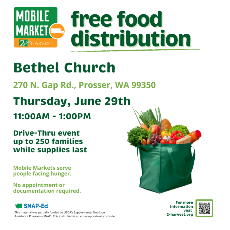 Free Food Distribution | Prosser School District