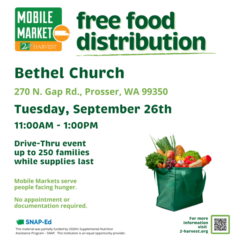 2nd Harvest Free Food Flyer - English